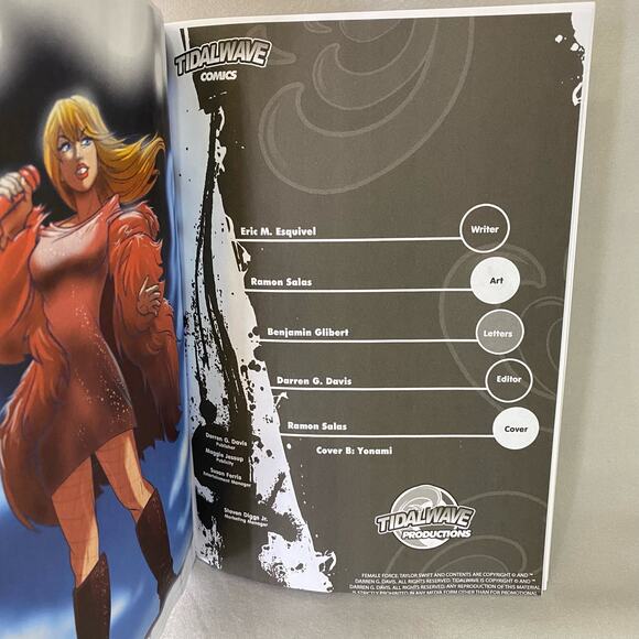 Female Force Taylor Swift Comic Book Swifties Dazzler Homage Variant Paperback - Picture 4 of 6
